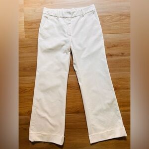 3.1 Phillip Lim Off White Wide Leg Cuffed Pants Women’s 6 Tailored Ivory